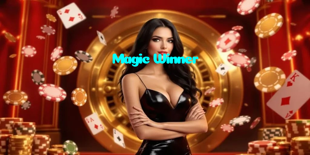 Magic Winner casino presented on mobile device in Pakistan with slots and live games
